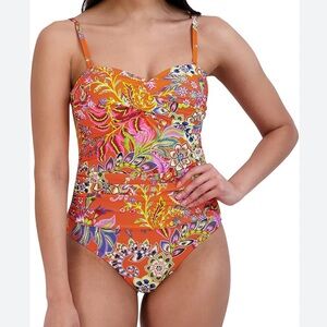 NWT BCBGMaxazria floral swimsuit
